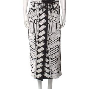 Ulla Johnson Printed Midi Length Skirt